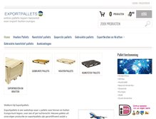 Tablet Screenshot of exportpallets.nl